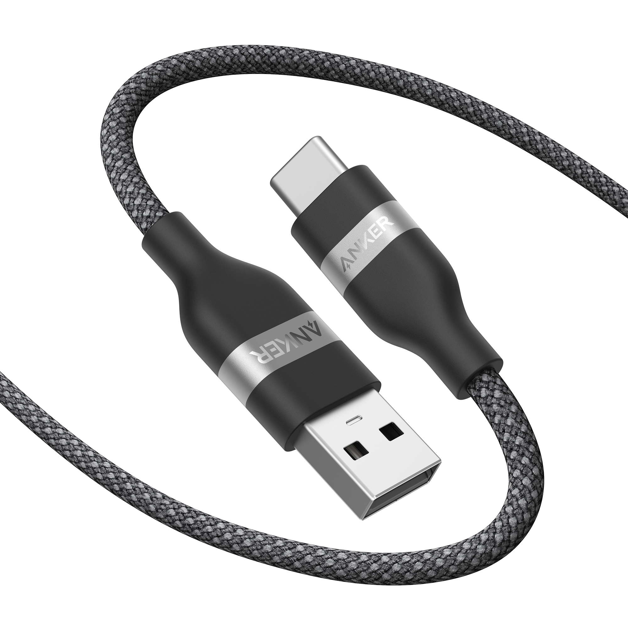Anker USB-A to USB-C Cable (3 ft/6 ft, Upcycled-Braided)