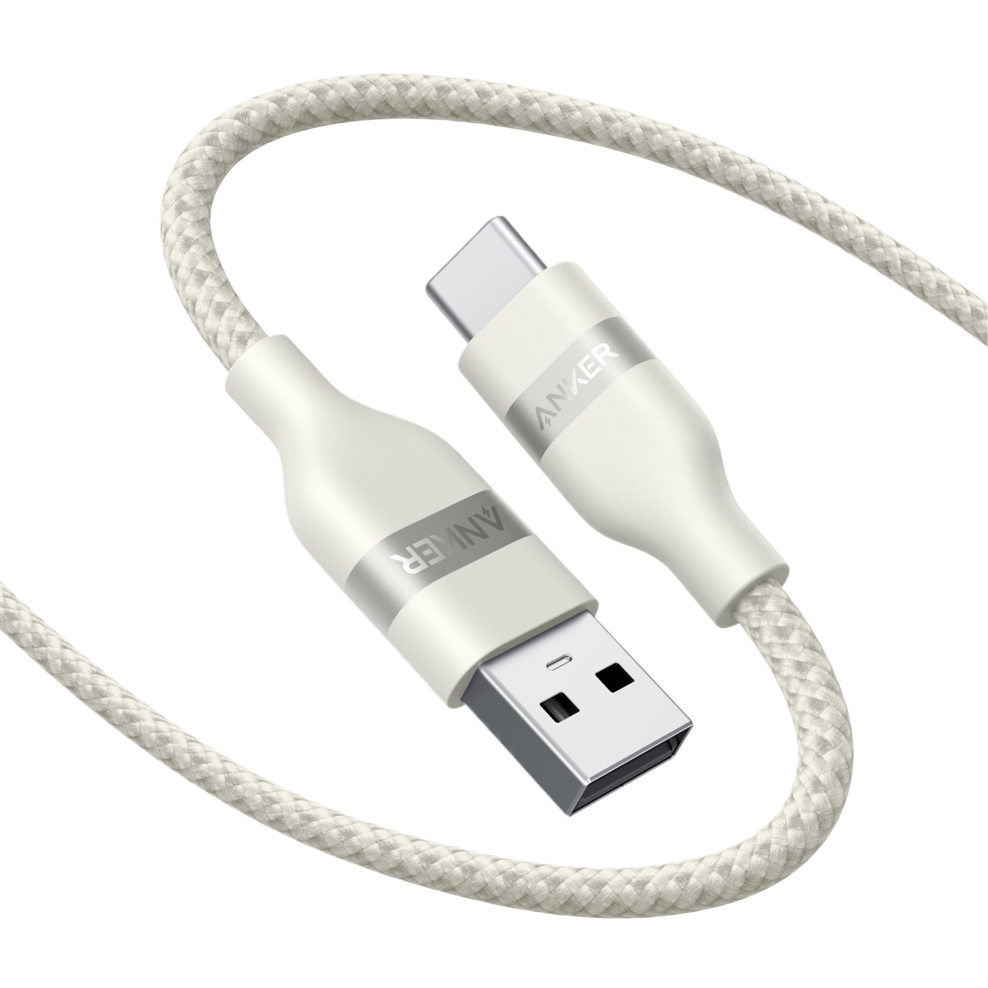Anker USB-A to USB-C Cable (3 ft/6 ft, Upcycled-Braided)