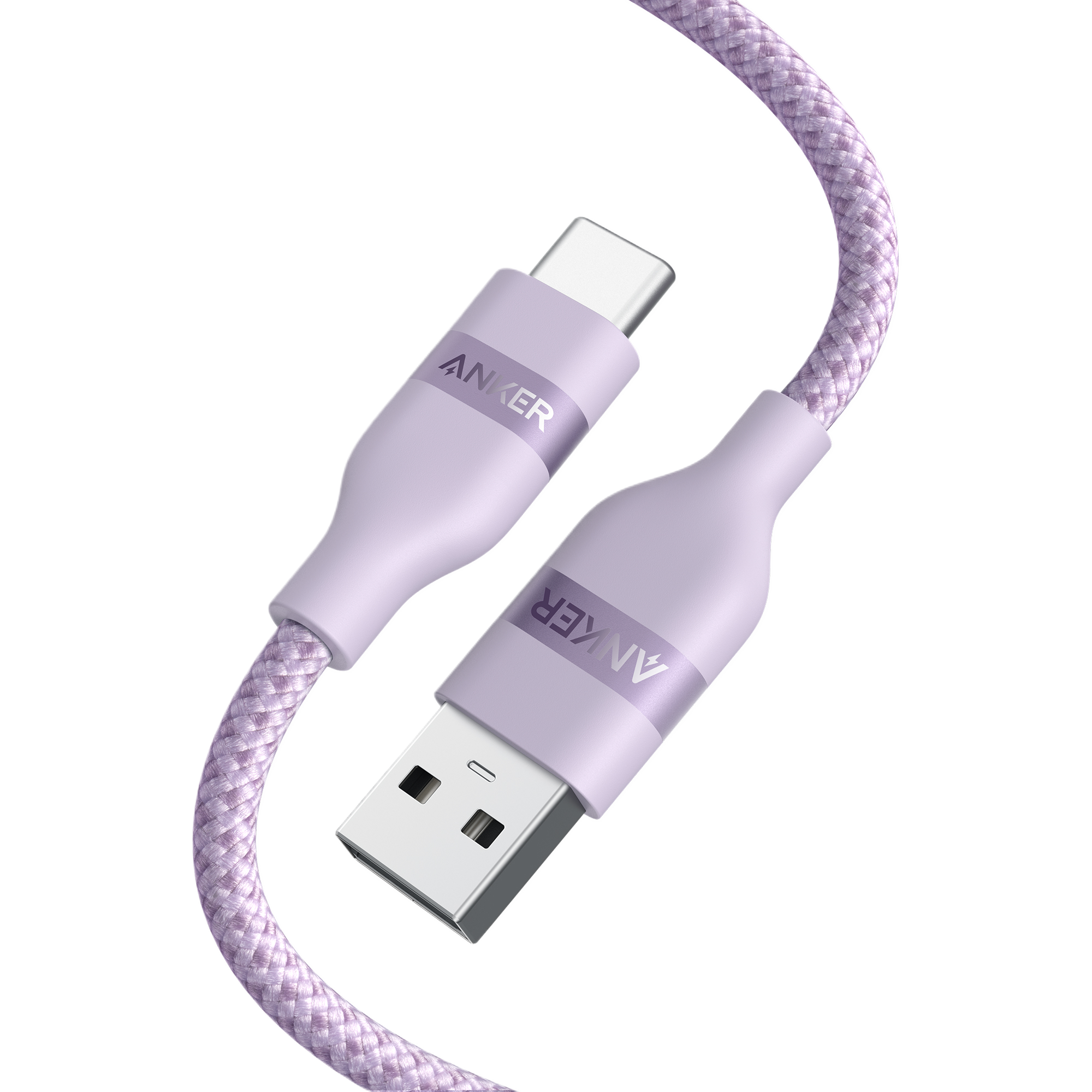 Anker USB-A to USB-C Cable (3 ft/6 ft, Upcycled-Braided)