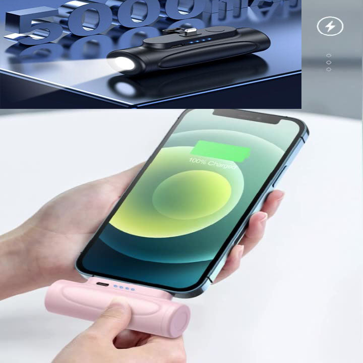 Flashlight Pocket Treasure 5,000mAh Power Bank