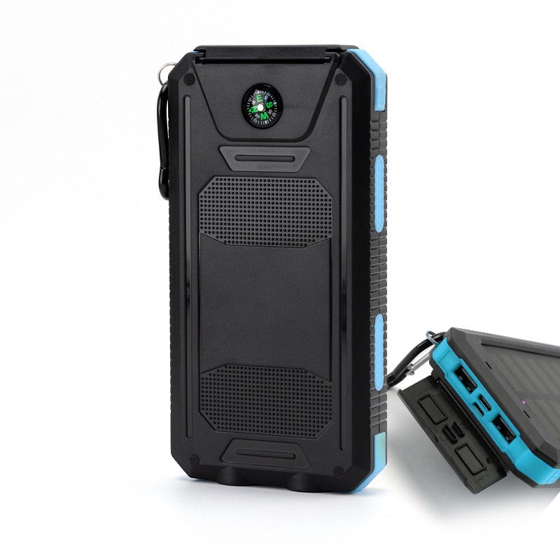 20,000mAh Waterproofed Compass (Model 2) - Solar Powered Wireless Charger